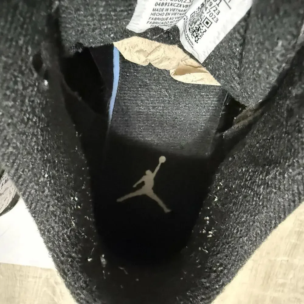 Nike Air Jordan 3 Retro OFF NOIR  Black CK9246-001 Womens Size 6 - Picture 6 of 10